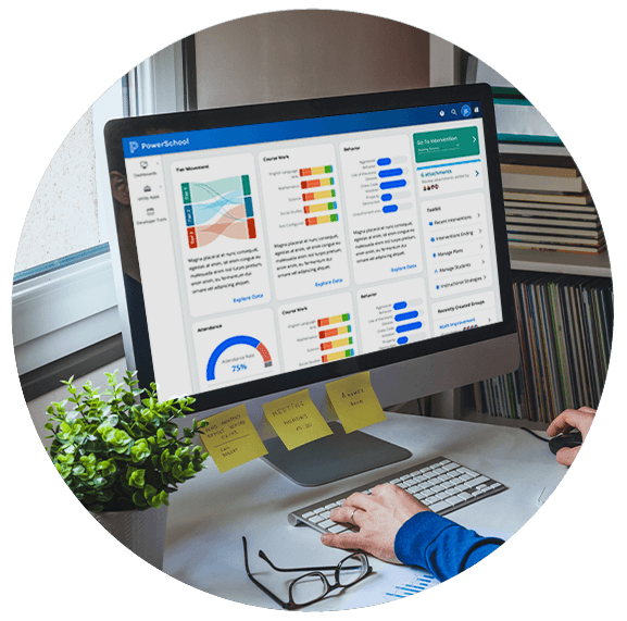 unified insights user interface screengrab showing actionable k-12 data insights