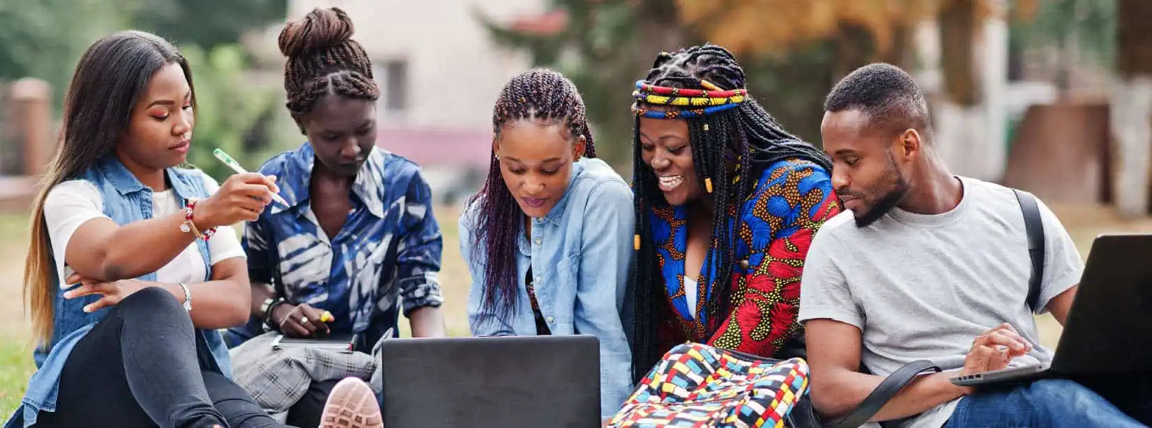Common black college applications. Image of students.