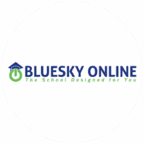 BlueSky online school logo